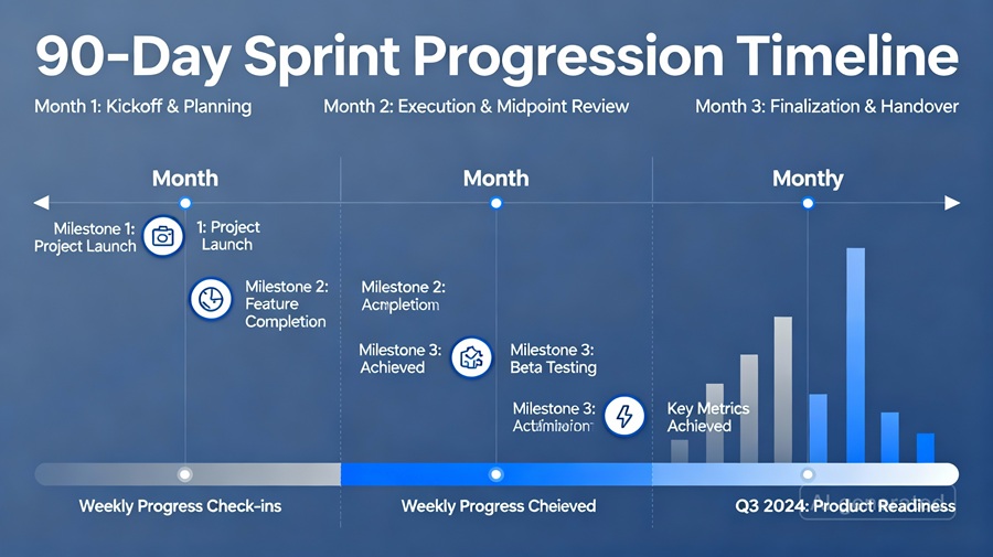 The 90-Day Sprint Framework: How to Achieve More in 12 Weeks Than Most Achieve in a Year